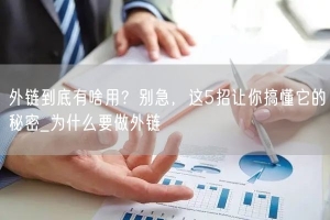 外链到底有啥用？别急，这5招让你搞懂它的秘密_为什么要做外链