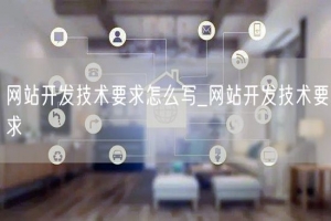 网站开发技术要求怎么写_网站开发技术要求